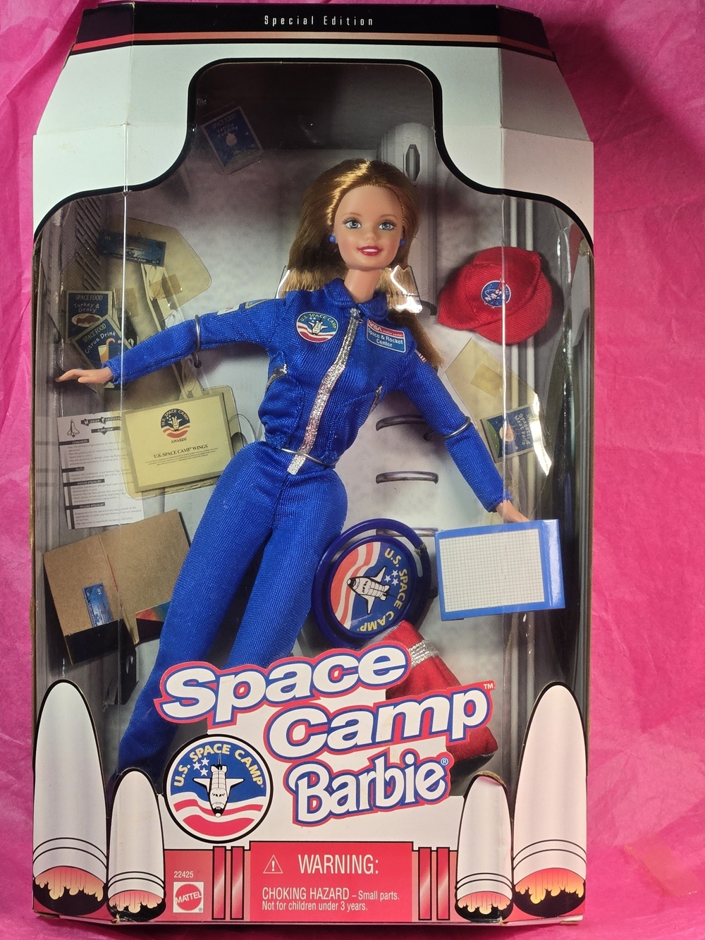 Vintage 1998 Space Camp Barbie Special Edition #22425 NRFB